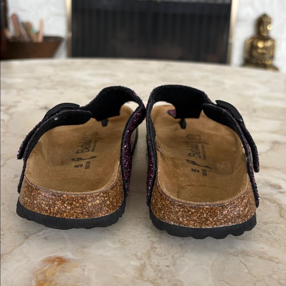 Betula by Birkenstock Gizeh Sandals – Pink Glitter – Size 5 - Picture 7 of 13